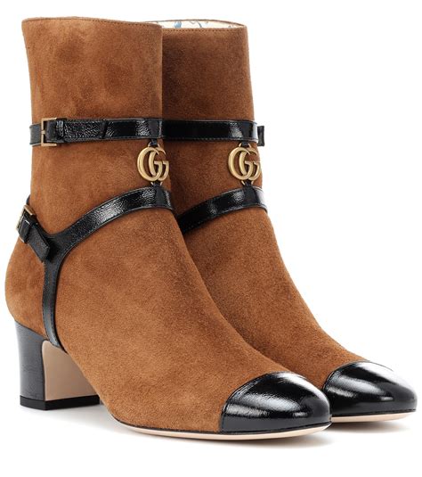 gucci brown boots|gucci ankle boots on sale.